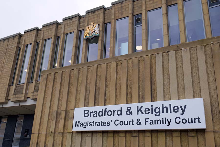The exterior of Bradford and Keighley family court