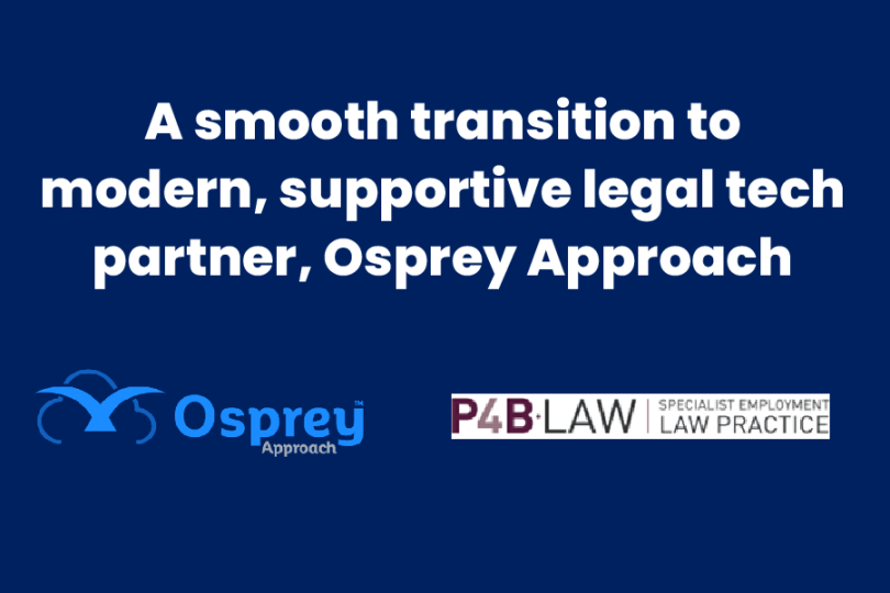 Legal tech with Osprey Approach